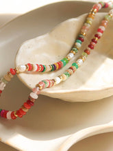Load image into Gallery viewer, Sunny Non-Tarnish Boho Color Beaded Necklace FLA04
