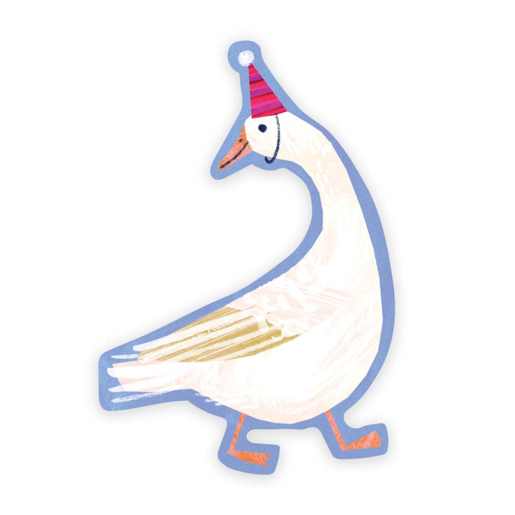 Silly Goose | Bird Vinyl Sticker