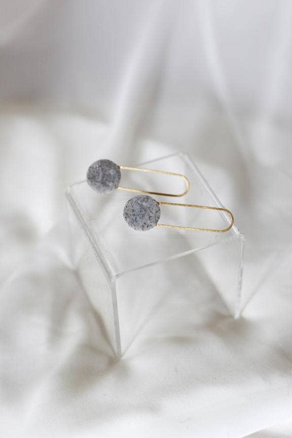 Zoe Oval Earrings HB04