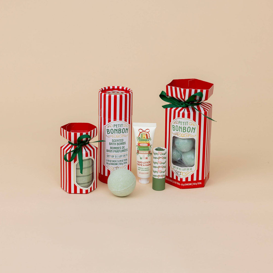 Petit Bonbon Holly Berry Red Bath Bombs