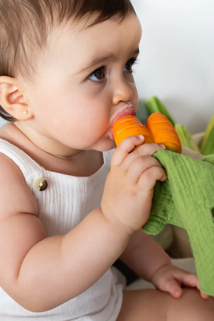 Mini Doudou-Teether Car Green - Tutete