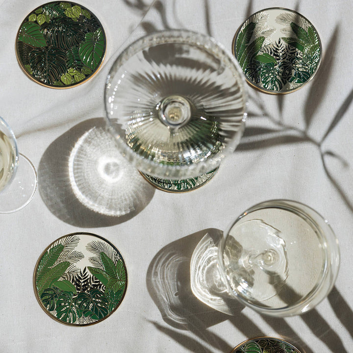 Lush Verte Gold Drink Coasters | Valentine Gifts