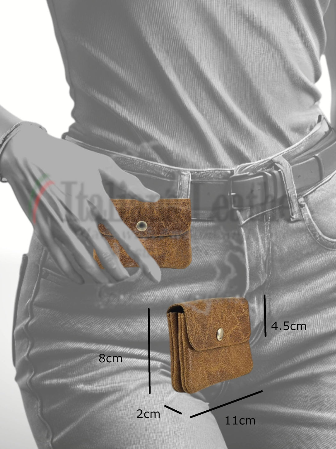 Katerina Suede Leather Wallet LT342