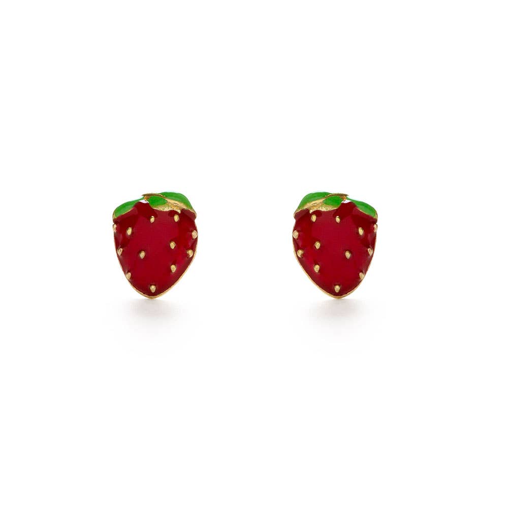 Strawberry Stud Earrings AM992