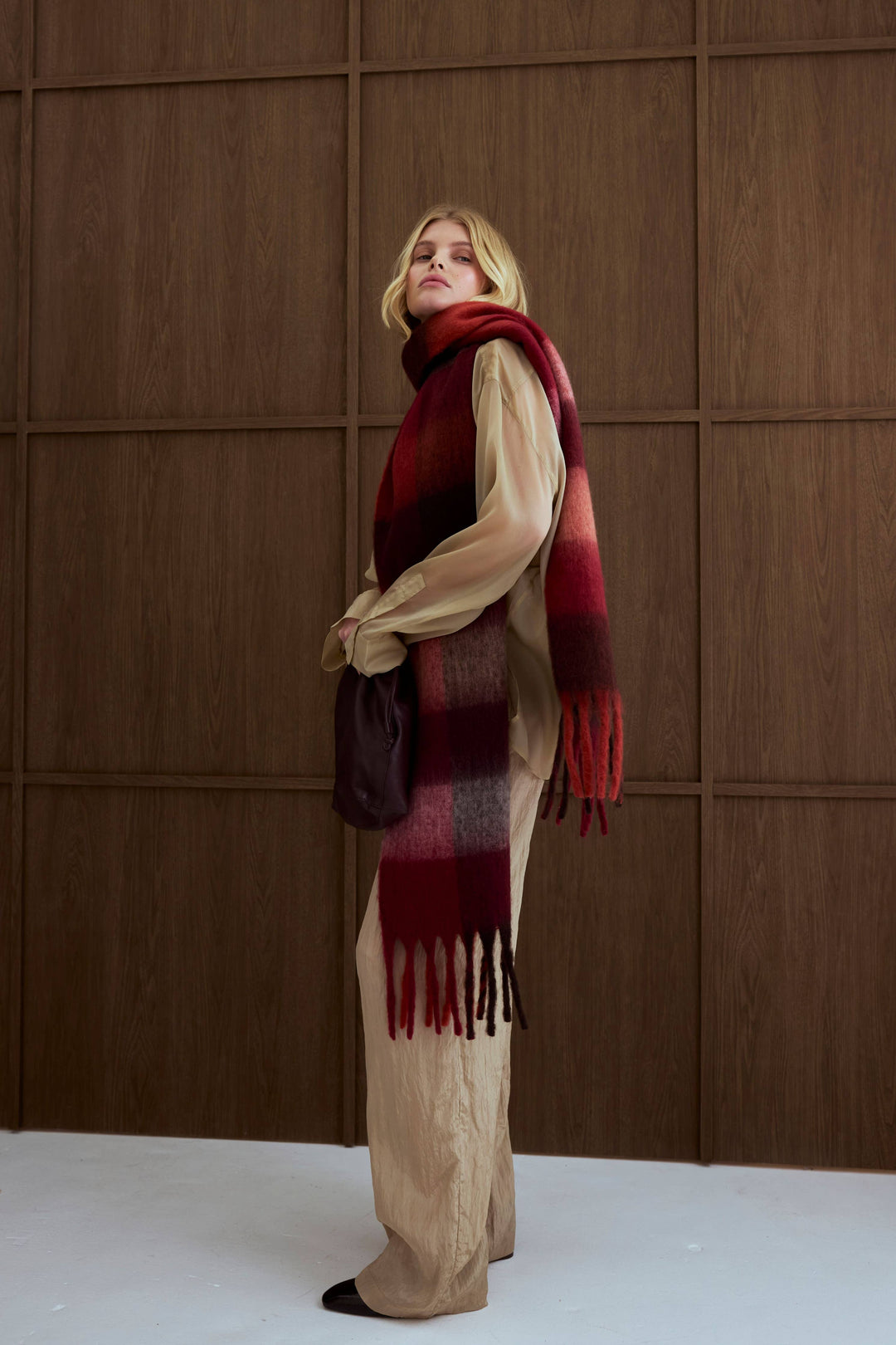 The Reykjavik Scarf - 100% Recycled - Mossy Greens - FW26