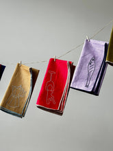 Load image into Gallery viewer, Linen Blend Napkins - Fish (Set of 2)