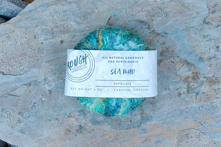 Felted Handcrafted Artisan Rough Cut Soap