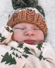 Load image into Gallery viewer, Forest Knit Beanie Hat Loden Baby &amp; Kids
