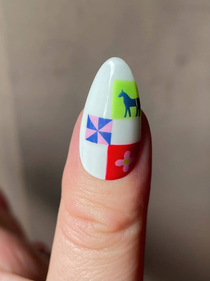 Nail Art Stickers - PINWHEEL
