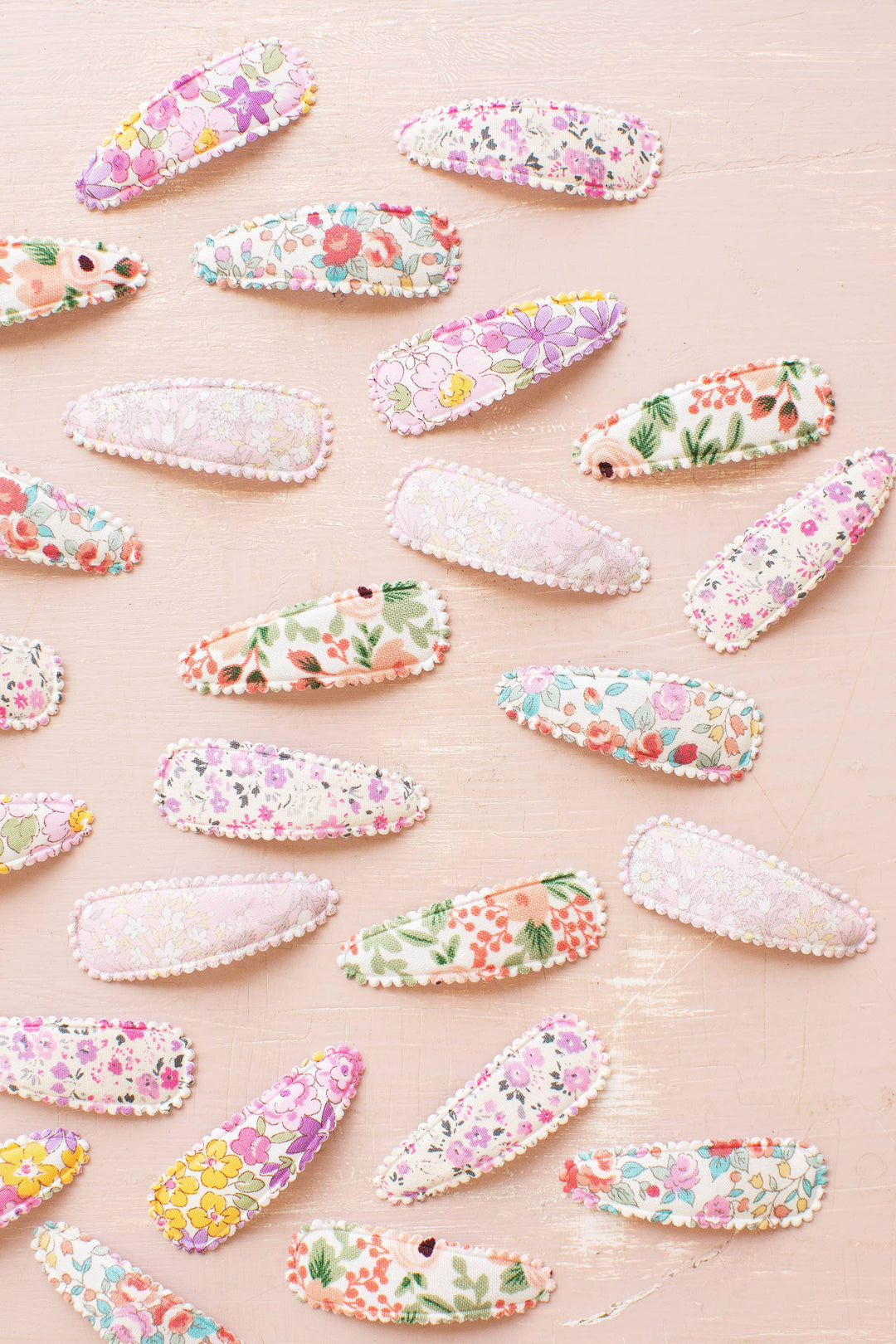 Seaport Organic Blue Dot Hair Clips FC95