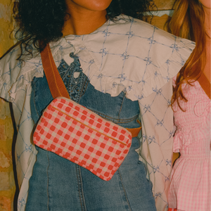 Block Print Belt Bag - Tomato joyn11