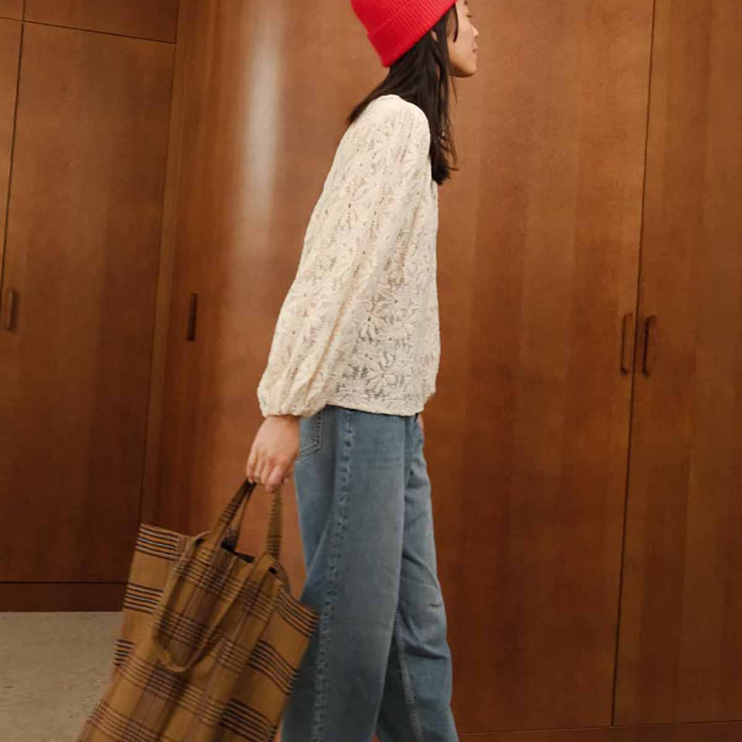 ELISABETH TOTE BAG TARTAN