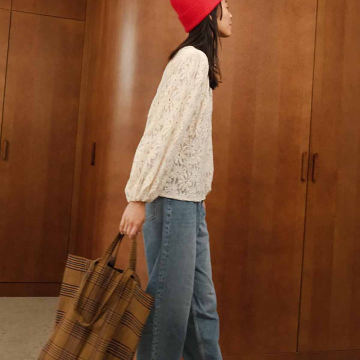 ELISABETH TOTE BAG TARTAN