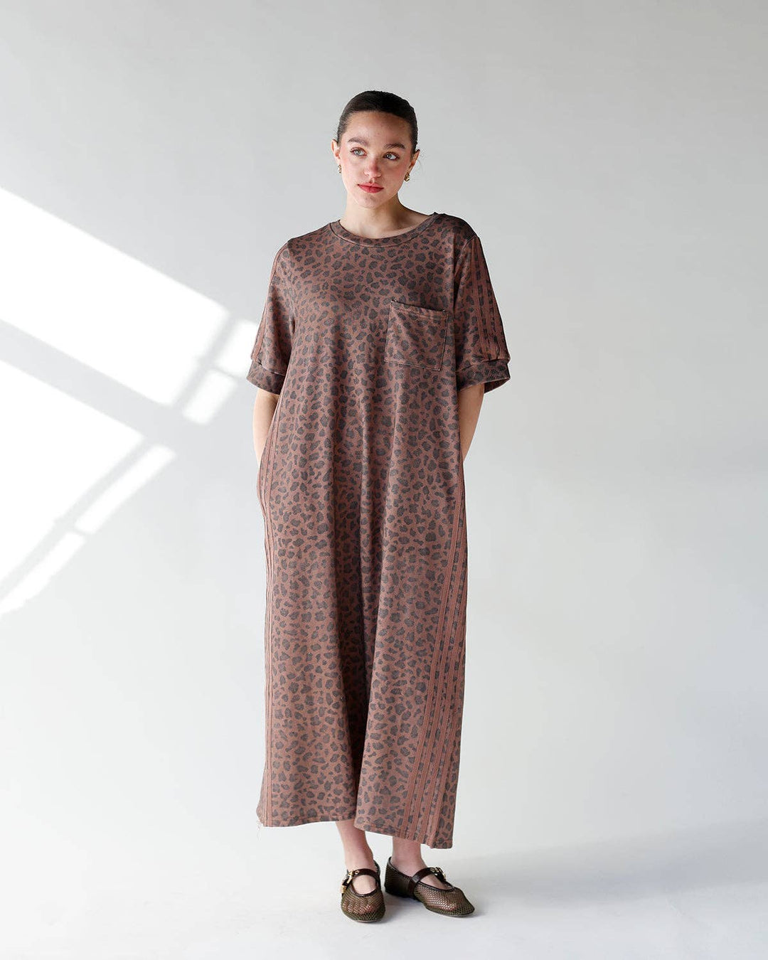 HIP WILD THING LEOPARD TRACK DRESS HE34