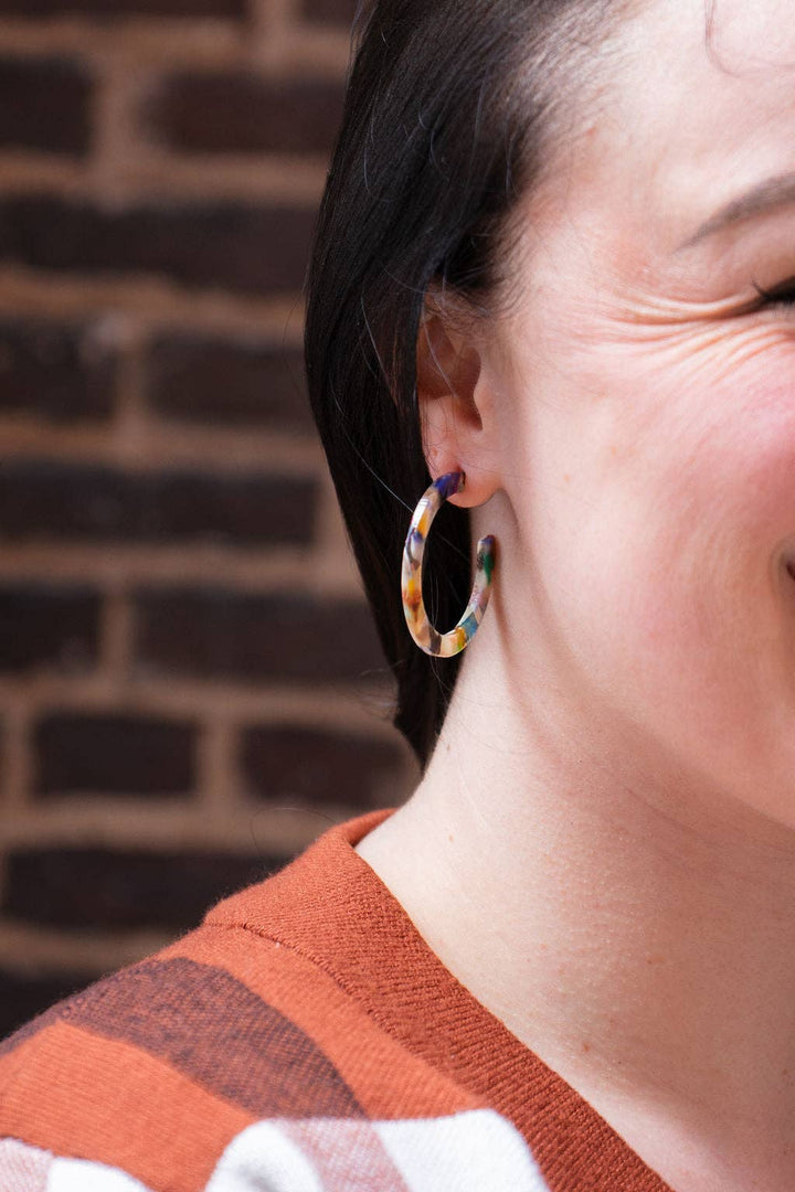 Camy Hoops - Multicolor // Jewelry, Earrings, Gift SS53