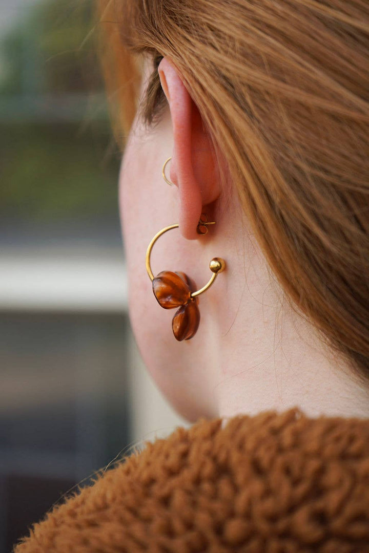 Magnolia Hoops - Amber // Jewelry, Earrings, Fall SS236