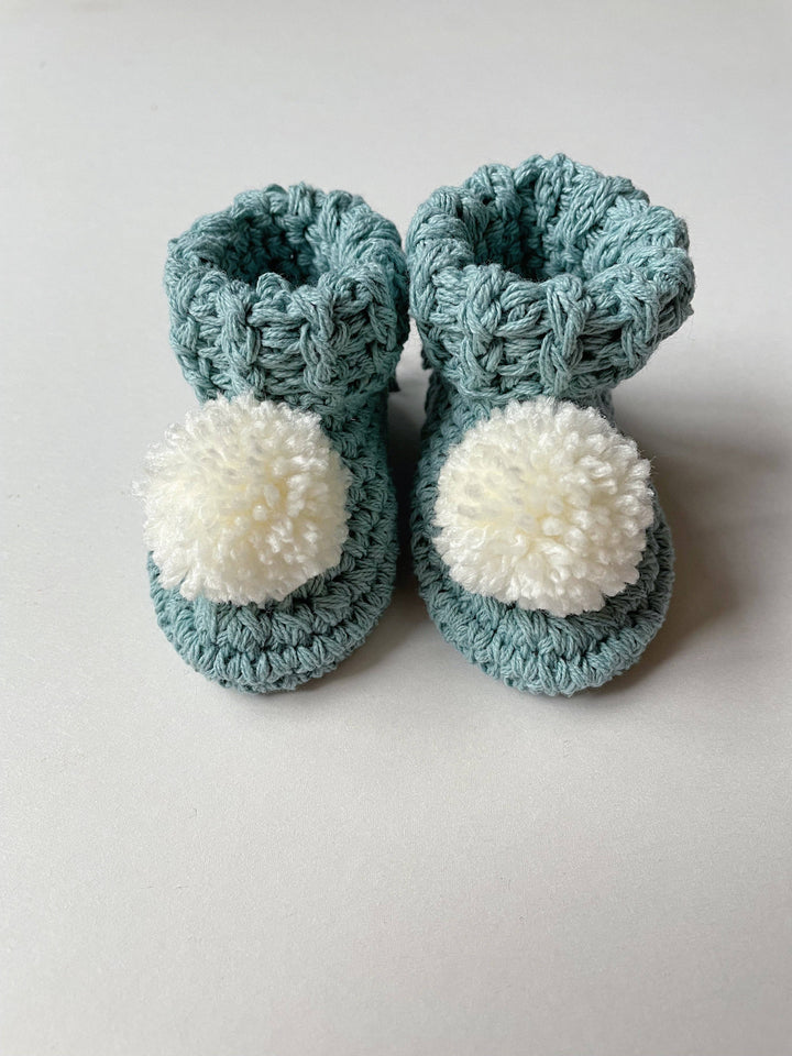 pom pom booties