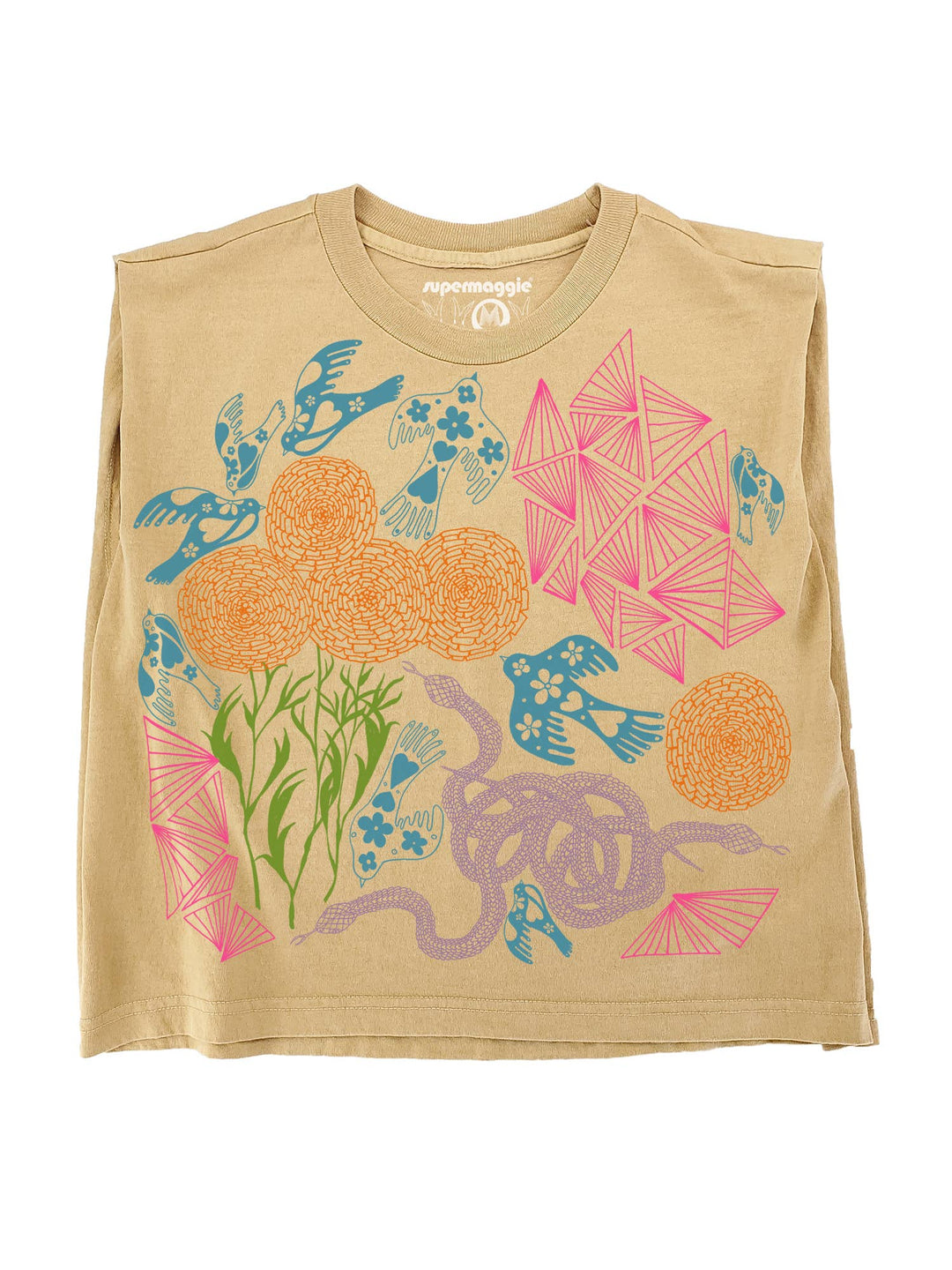 Secret Garden Maisie Heavyweight Muscle Tee SM987