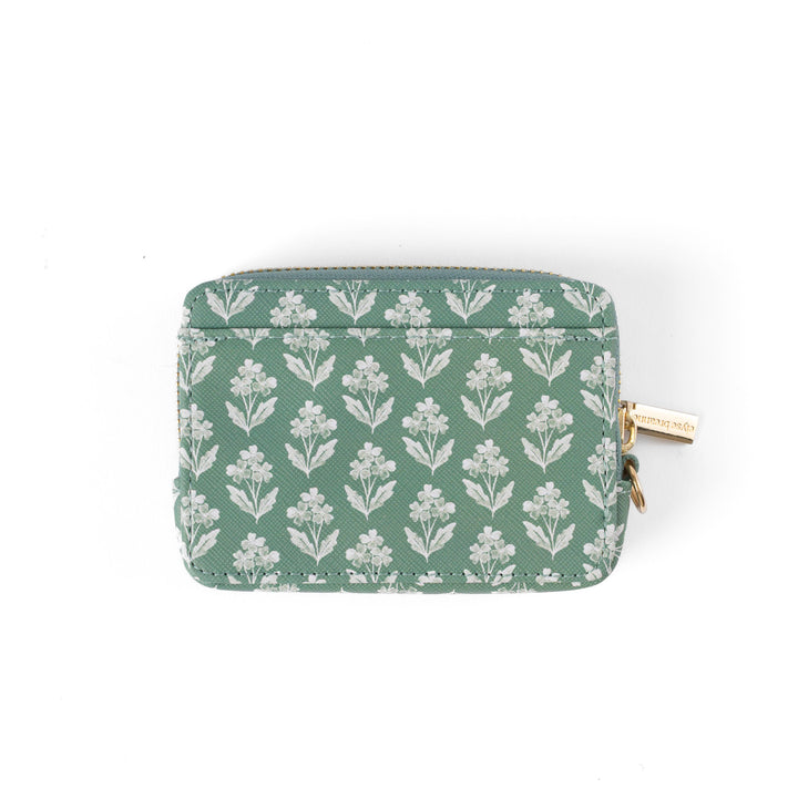 Forget Me Nots Sage Zip Wallet EY98