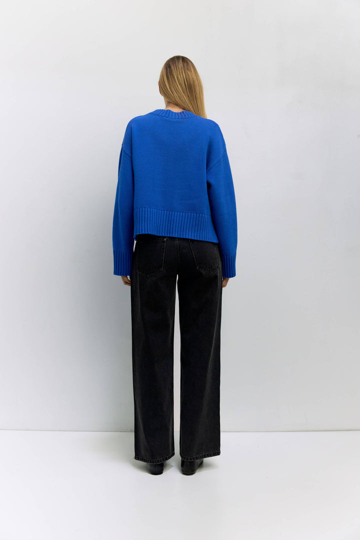The Asher Sweater | Oversized Cropped Sweater TM24