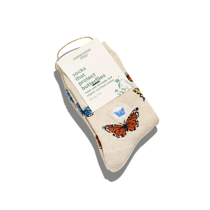 Kids Socks that Protect Butterflies | Organic Cotton Socks