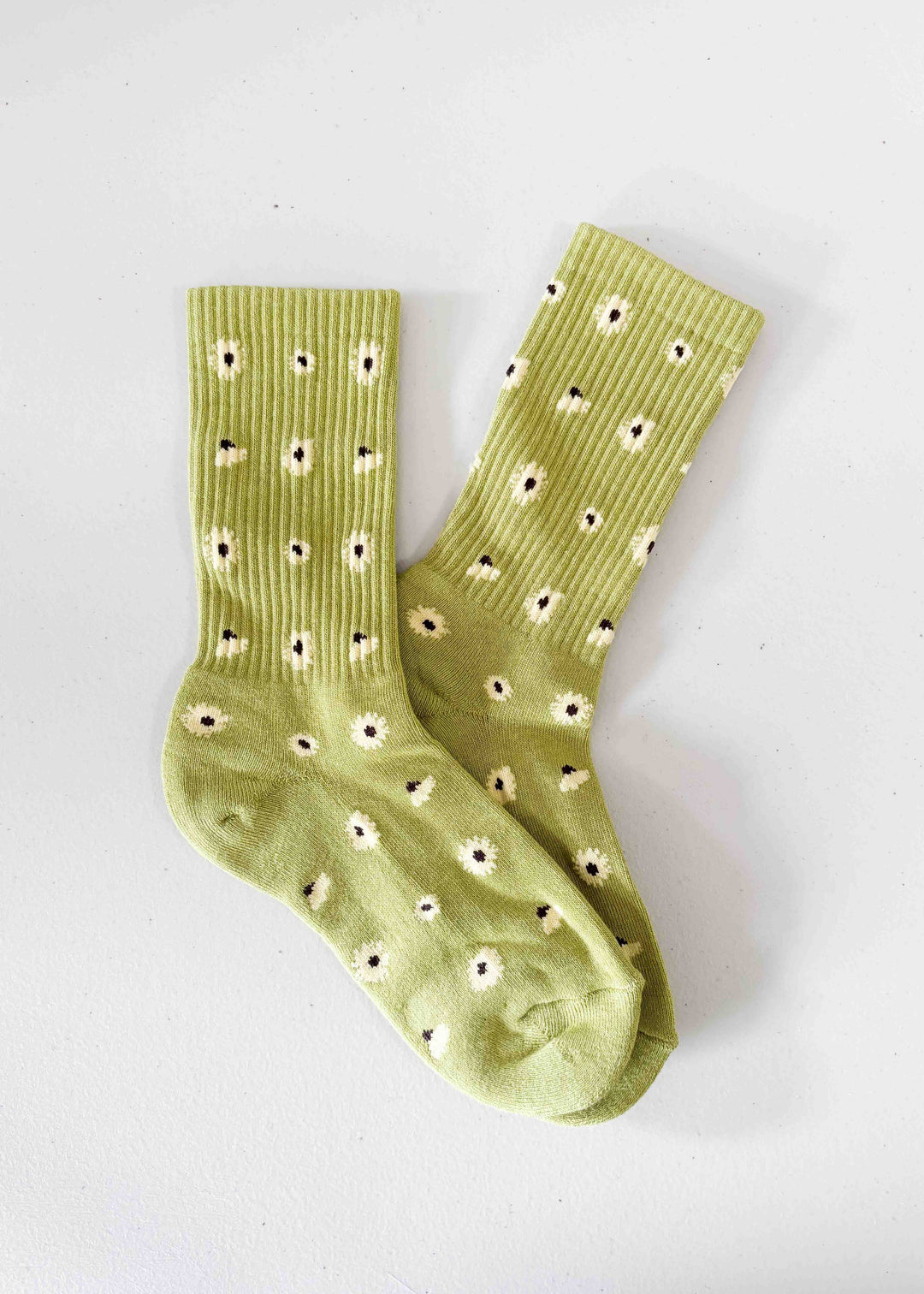 Daisy Dot Crew Socks