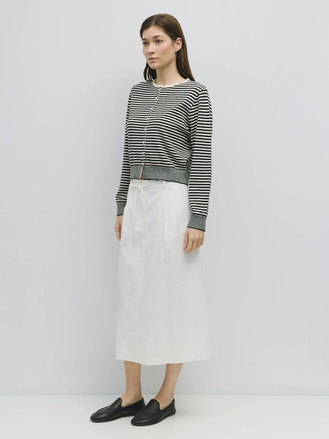 The Montana Cardigan | Striped Button-Down Cardigan AR225