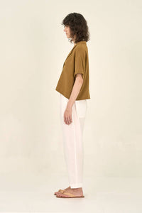 41585GZ - COTTON GAUZE SHORT SLEEVE SHIRT