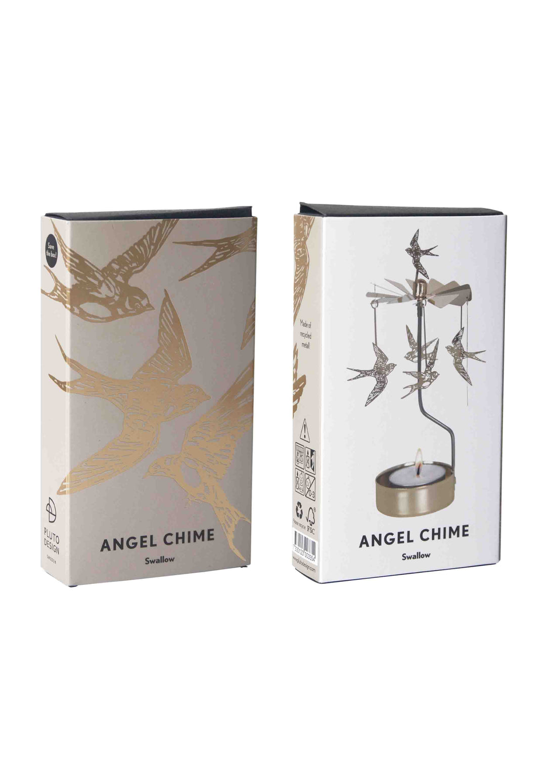 Gold Swallow Rotary Candleholder