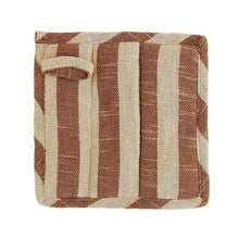 Load image into Gallery viewer, NORDIC potholders - sand/brown stripes