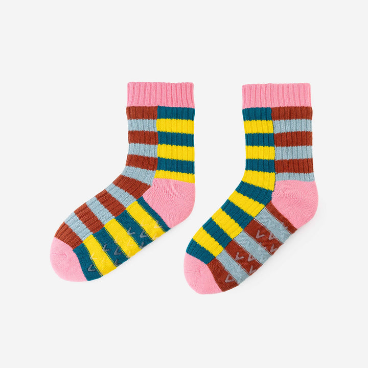 Super Stripe Knit House Socks