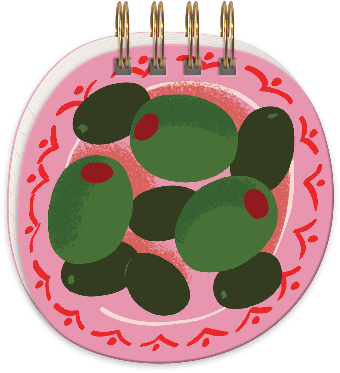 Mediterranea Olives Spiral Notepad