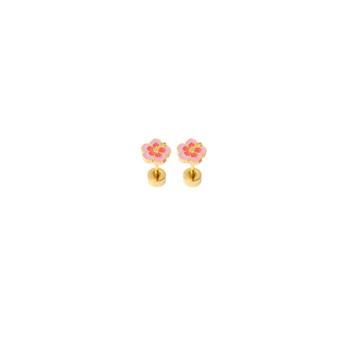 Hibiscus Stud Earrings PP456