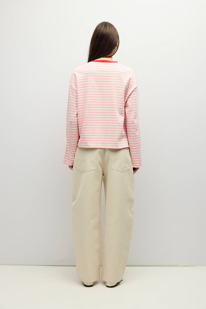 The Jessie Top | Striped Long Sleeve T-Shirt A674