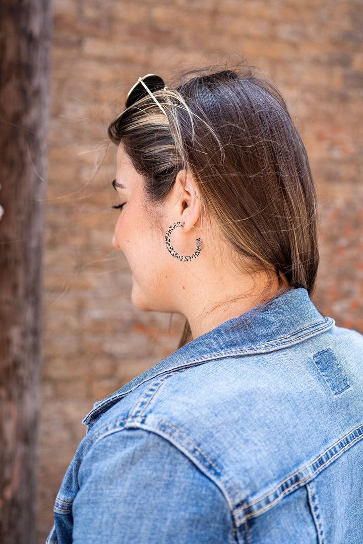 Camy Hoops - Black Dot // Jewelry, Earrings, Fall SS233