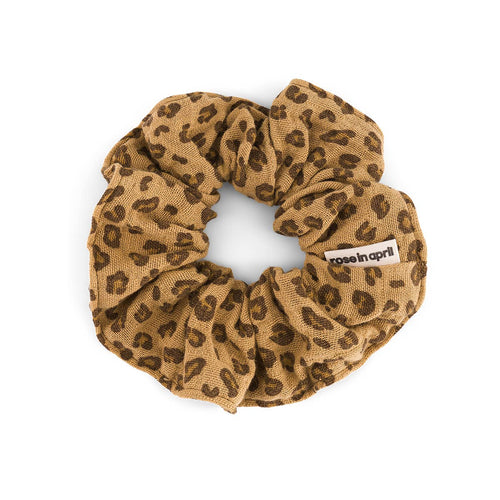 SCRUNCHIE MINI LEOPARD COFFEE