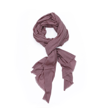 Load image into Gallery viewer, Antique Rose Pink 100% Cashmere Wrap - Hand Dyed Soft Scarf