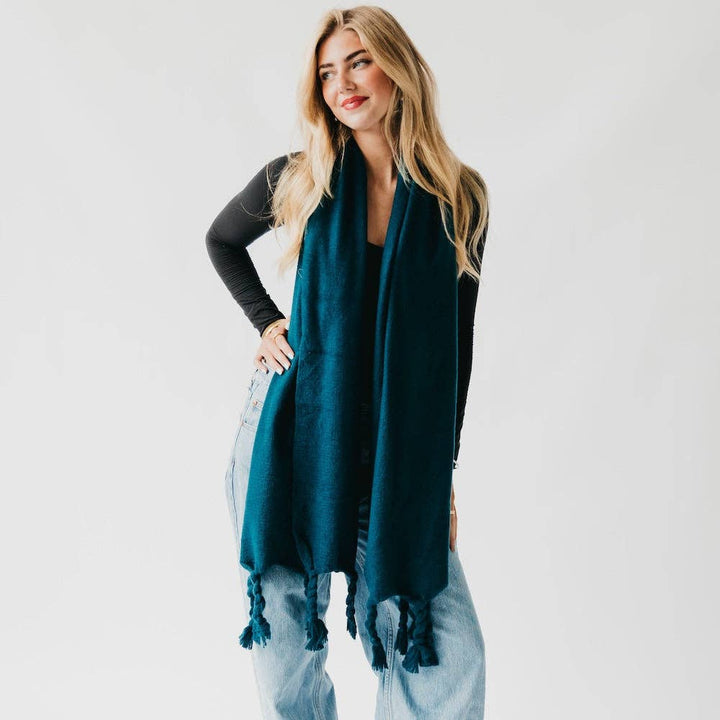 Twyla Twisted Tassel Scarf AD224