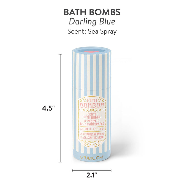 Petit Bonbon Darling Blue Bath Bombs
