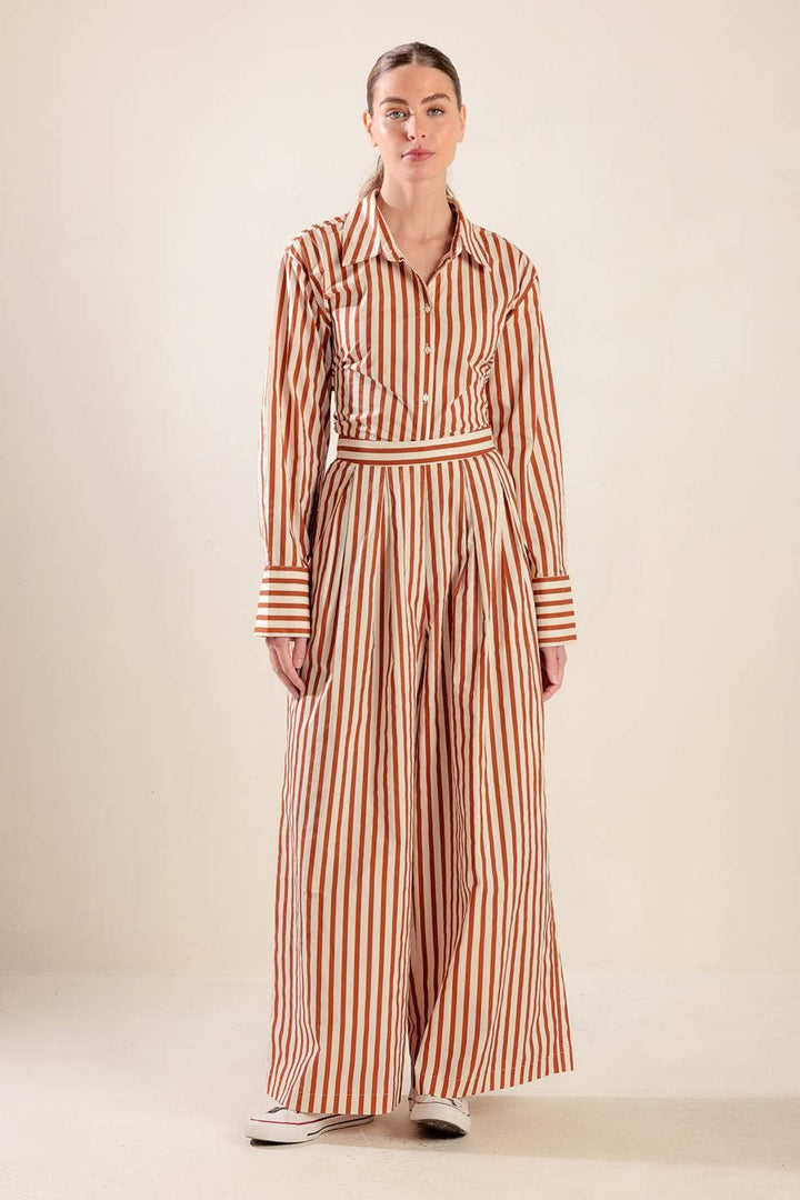 A striped woven pant - FP1437