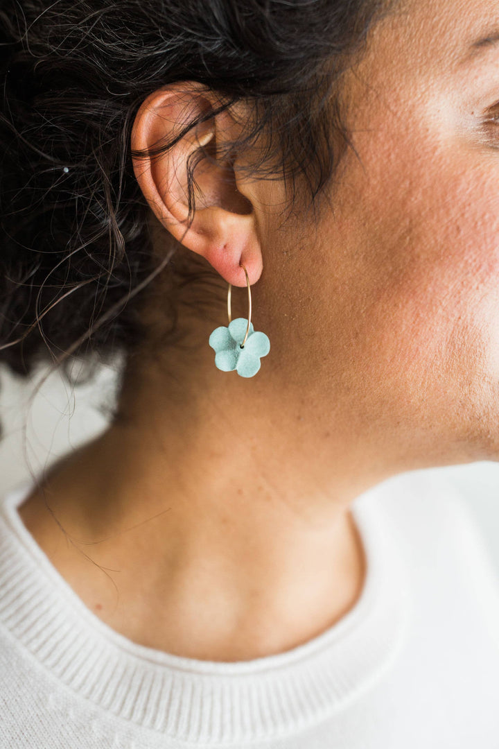 Flower Hoops J239