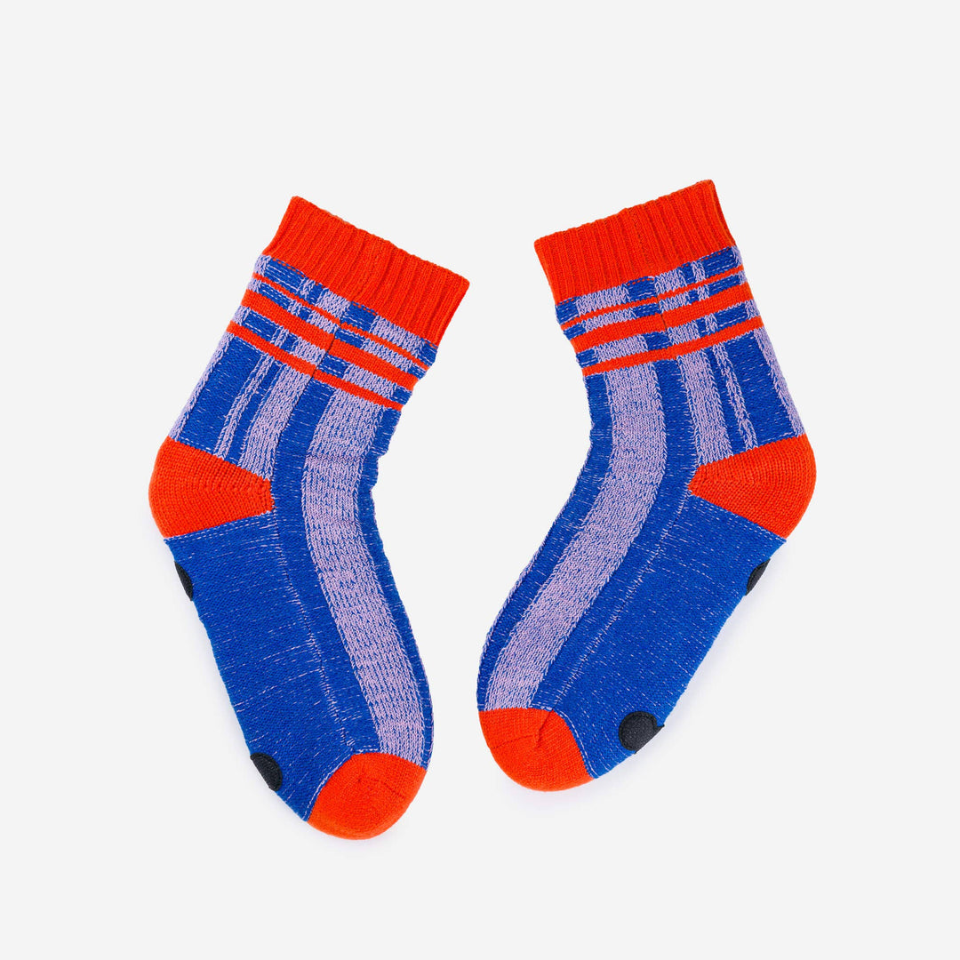 Plaid Stripe House Socks VR762
