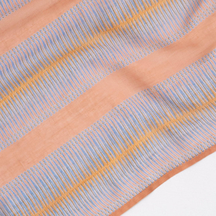 Marta Ochre Block Printed Scarf GMS26