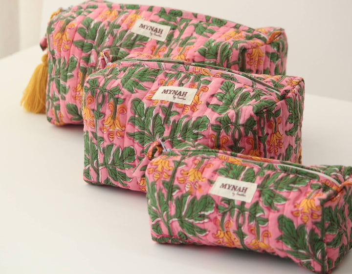 Bubblegum forest print travel/make up/organizer/bag MH878