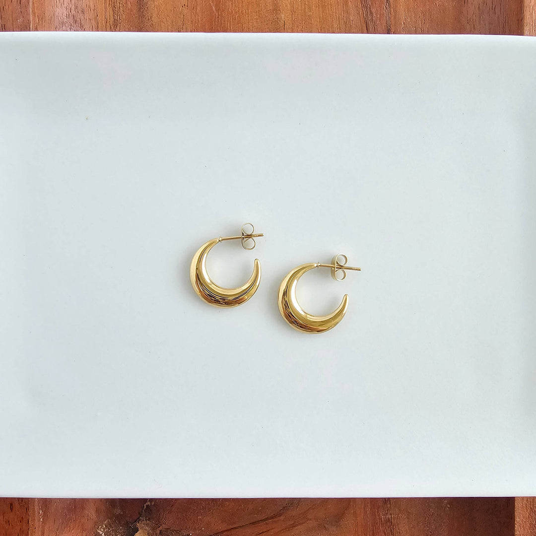 Luxe Selena Hoops   - Gold // Everyday basics, Jewelry