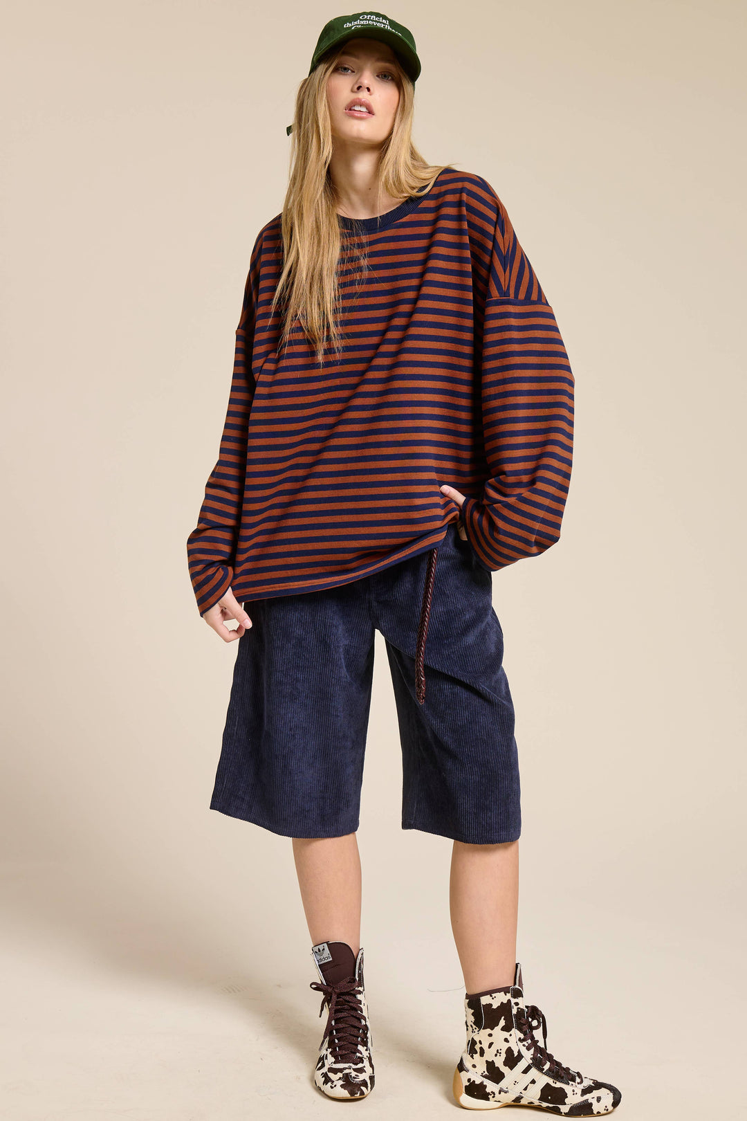 Striped Terry Top MOS23