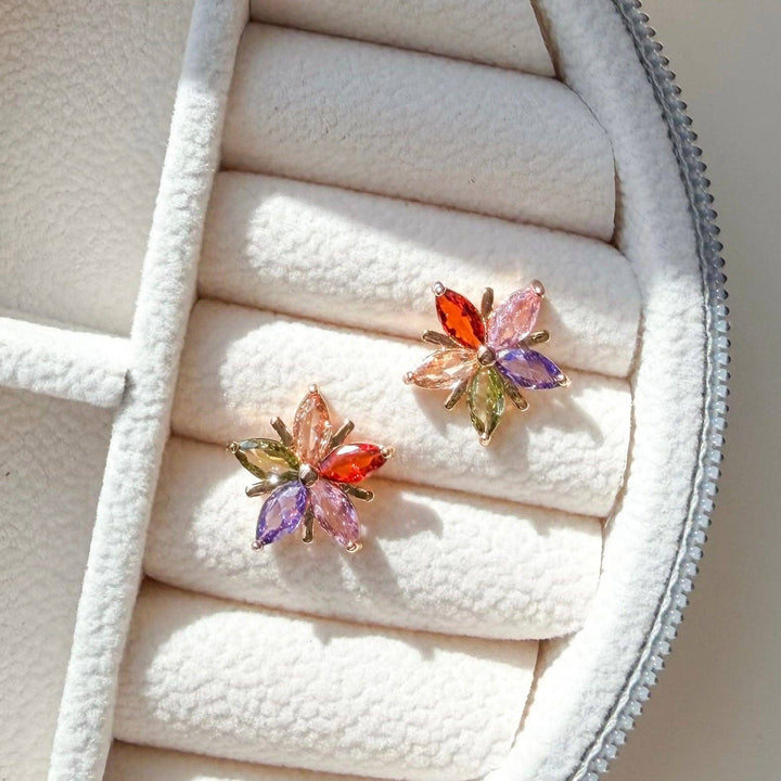 Star Gemstone Stud Earrings NC233