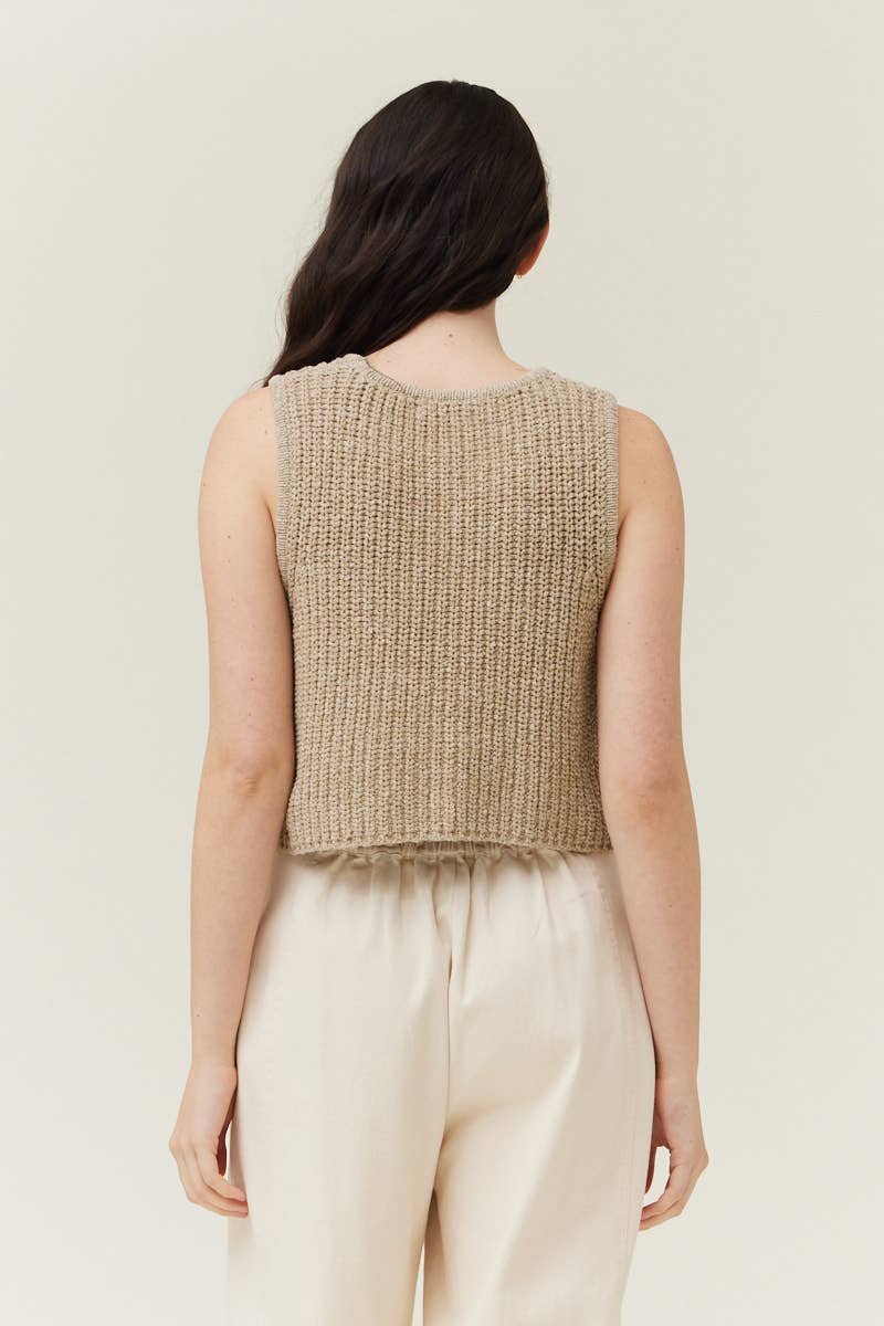 SUMMER CROP SWEATER TOP GG453