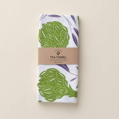Artichokes + Olives Tea Towel / Kitchen Decor / Midwest Made HM107