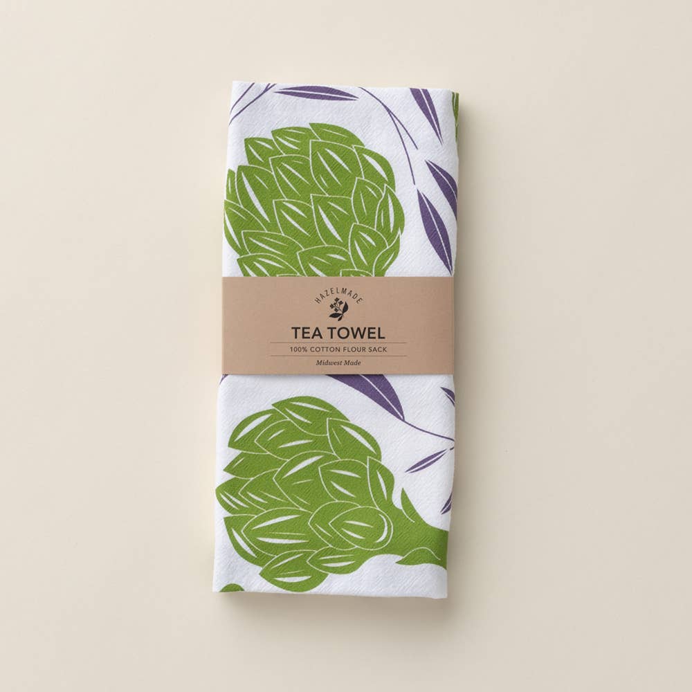 Artichokes + Olives Tea Towel / Kitchen Decor / Midwest Made HM107